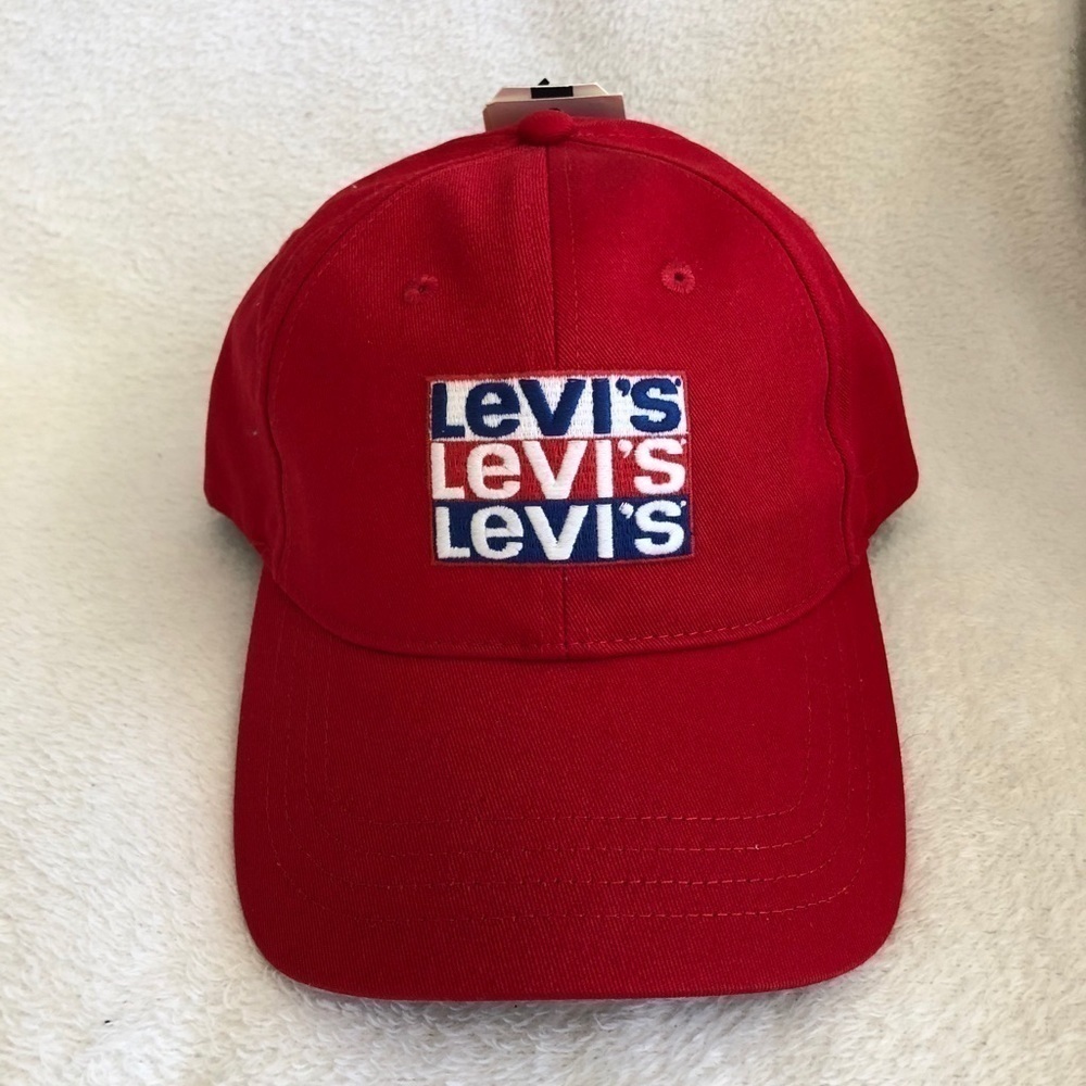 Levi’s Red Baseball Cap Hat